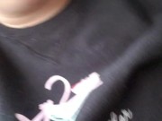 Bbw Ftm CAUGHT during 1st attempt at masturbating in public