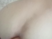 I fuck myself with a dildo, there's a lot of farting from it