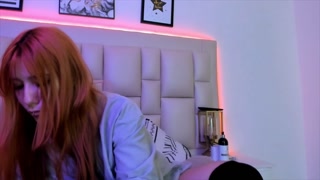 Sexy anime loving college girl enjoys showing off her hairy pussy on sex video calls with her fans