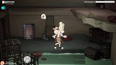 Big cocks wreck her ass in rough cartoon gangbang