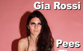 Gia Rossi Pees Through Her Panties