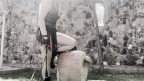 Whipped in pieces before prison time - BDSM Gymnastics