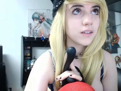 Amateur Blonde Teen Plays Solo with Toy Webcam Porn