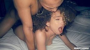 Naughty Ebony Bimbo Exciting Sex Clip