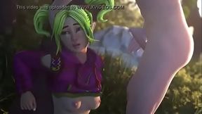 Fortnite zoey suce une grosse bite