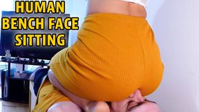 Human Bench Face Sitting - Princess Brooke