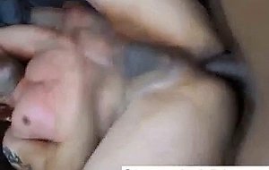 Transexual gets blowjob and then fuck guy ass