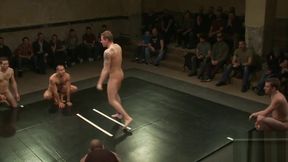 Tag team win out over naked gay jocks