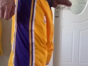 Masturbation show by basketball boy