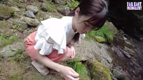 Wet-mark Wander as She Leaves a Naughty Shimmering Trail Wherever She Bares Herself 1st Half