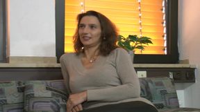 Stunning German MILF masturbates in solo action