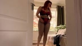Voyeur at the Door - Watching Sexy Ex-Wife Get Dressed - Your Voyeur Fantasy Fulfilled!