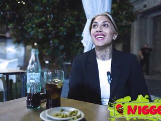 Bareback anal-act of love, butt to throat. BBC for doxy Valeria del Rio, one more interracial on Nigged