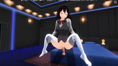 Girlfriend tied tight in 3D hentai