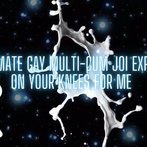 The Ultimate Gay Multi-cum JOI Experience - on Your Knees for Me (cumshot1)