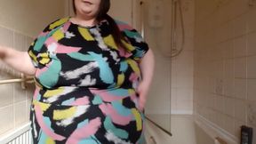 Showing off this massive figure