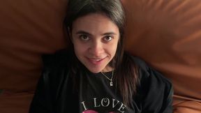 He Thought His Stepsister Wouldnt Post This. My Blowjob RAW Footage With Dirty Talk