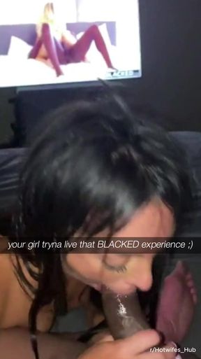 White girl wanna have her real BBC experience