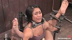 Dragon Lily - Hard Foot Caning, Harder Orgasms