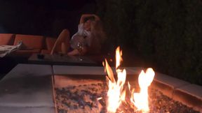 Fuck me outside by the fire