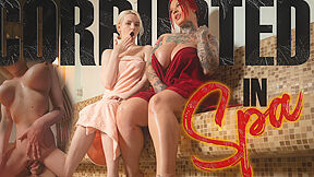 Corrupted In Spa - Amber Kawaii And Sabien Demonia