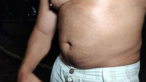 yuri gaucho - public cumshot