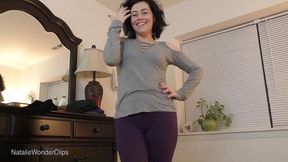 Stepmom's accidental skin-tight seduction