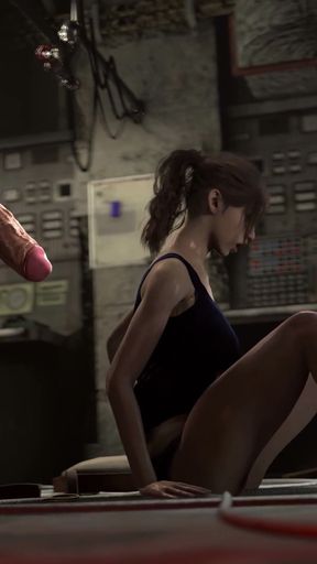 Persistent Evil 2 / Futa Excella & Futa Jill X Claire Redfield