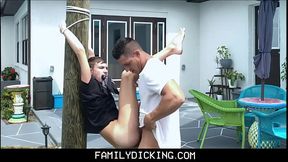 Twink Stepnephew Johnny Hunter Tied To Tree Fucked By Muscle Hunk Stepuncle