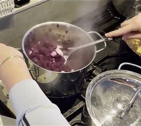 Even When I'm Cooking He Fucks Me Whenever He Likes