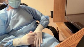 Surgical Glove Urine Sample and Masterbation