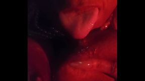 Fe Hendrix Sucks &amp_ Spits on Her Big Nipples