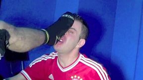 Sneaker Humiliation With Bad Boy In A Backroom - HumliationAndSpanking