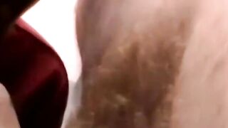 Hairiest Amateur Chick Gets Her Small Pussy Stretched By A Big Dick
