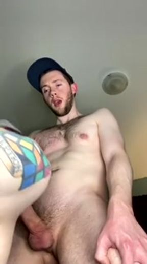 Sucking the cum out…