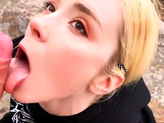 Blonde Blowjob Dick and Hard Sweetie Fox