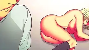 Step-StepSister Teases Stern Teacher with Busty Charm Flirty Moves in Classroom