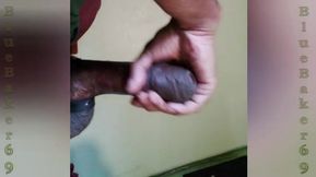 Jerkin' My Huge Cheesy Uncut Dick & Cummin'