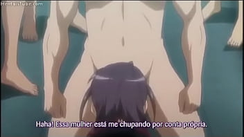 Hentai Suruba com Espi&atilde_s Capturadas - Melhores Cenas - Legendado PT-BR