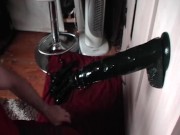 bbc oil dildo cock sucking
