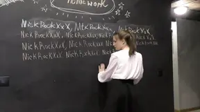 A real teacher is pestering a student ! Homeschool teen