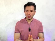 Joven twink hetero le hace sexo oral por primera vez a un sacerdote en el campo de trigo