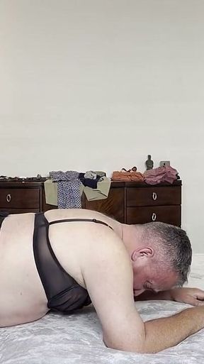 Younger Uses Older in Lingerie