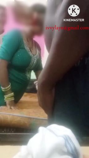 Indian couple in public