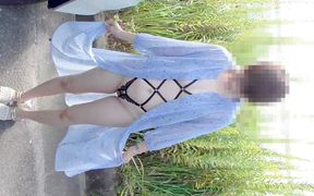 Mayu No72 Naked in a See-through Dress Sex