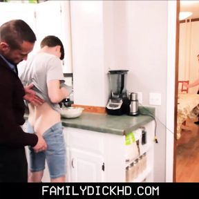 Step Dad Threesome With Two Step Son&#039;s On Thanksgiving