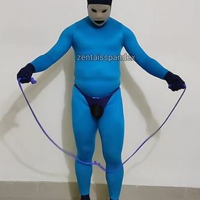 Zentai gym exercise slave cosplay Spandex tight body suit