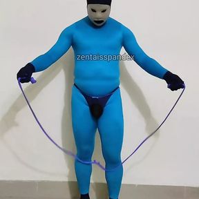 Zentai gym exercise slave cosplay Spandex tight body suit