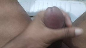 I woke up in the morning and went to the toilet and my dick was erect.