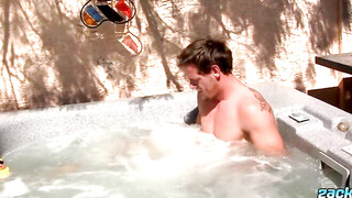 In The Hot Tub With Jock Hunk Jimmy - Jimmy Longdong 2